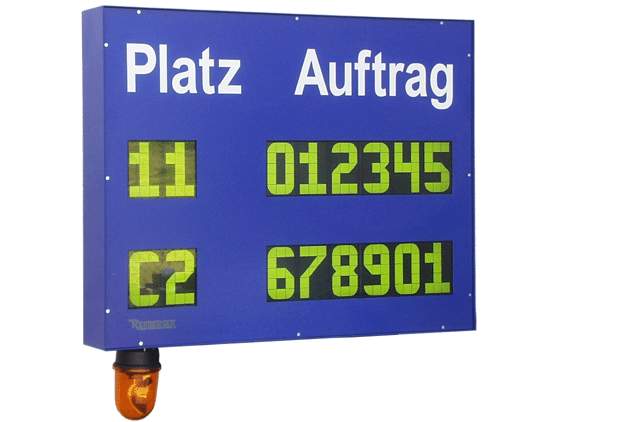 Parkplatzanzeige